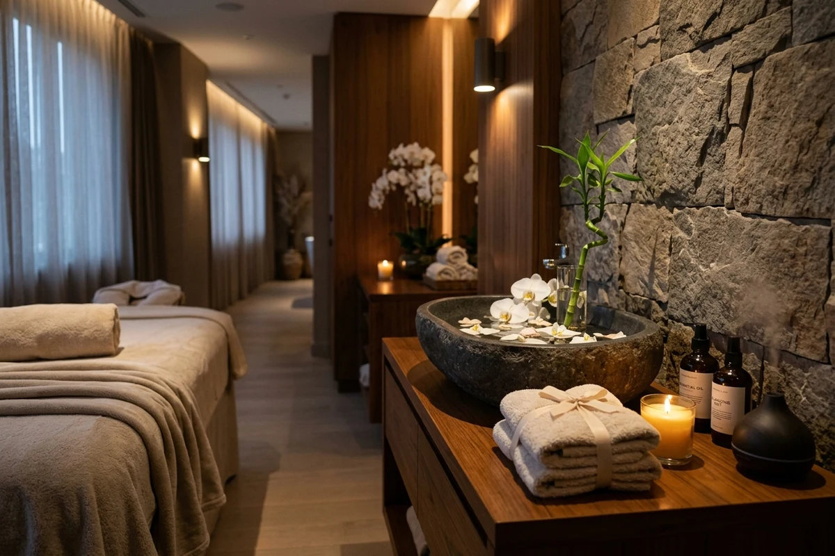 Không gian spa thẩm mỹ viện cao cấp thư giãn sang trọng